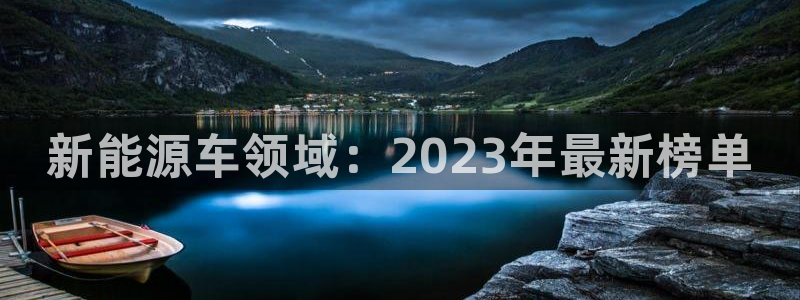 新宝gg高频彩票：新能源车领域：2023