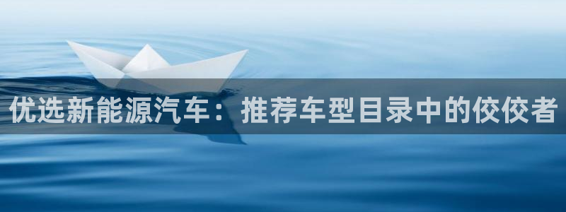 新宝gg直：优选新能源汽车：推荐车型目录